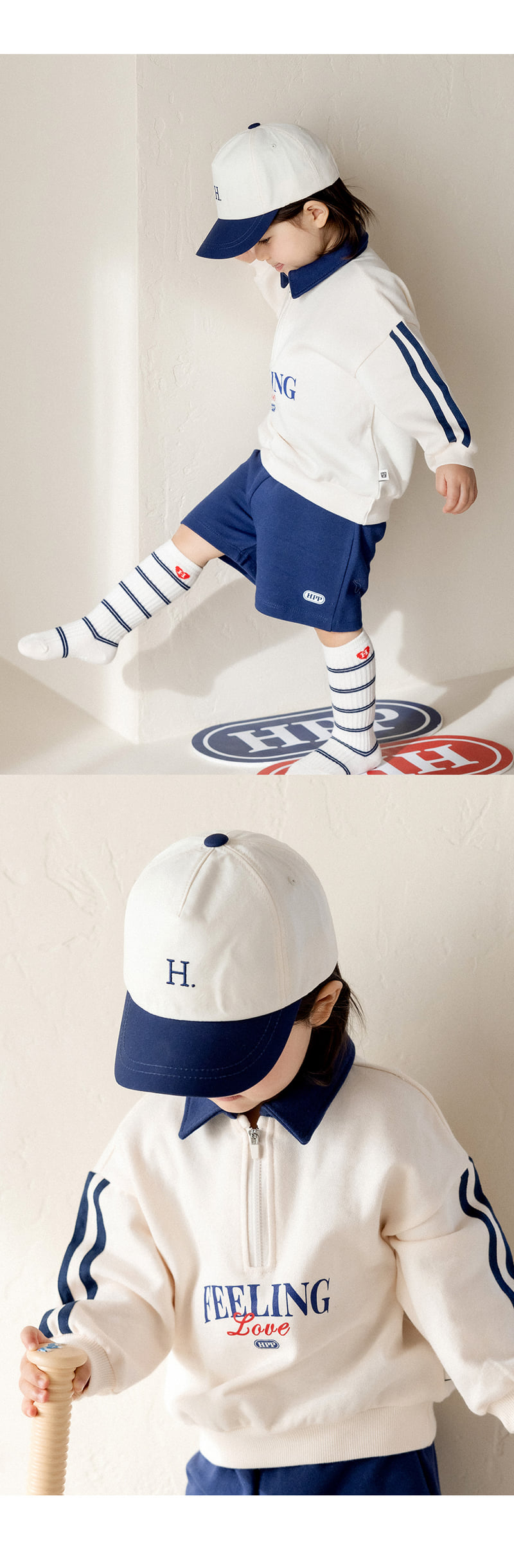 Kids Clara - Korean Baby Fashion - #babygirlfashion - Haring Baby Ball Cap - 2