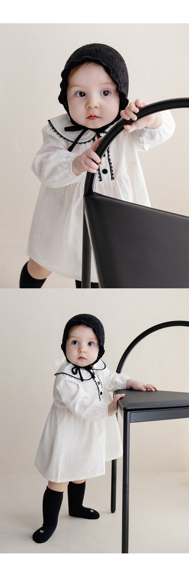 Kids Clara - Korean Baby Fashion - #babyfever - Aver Mini Baby One-piece - 4