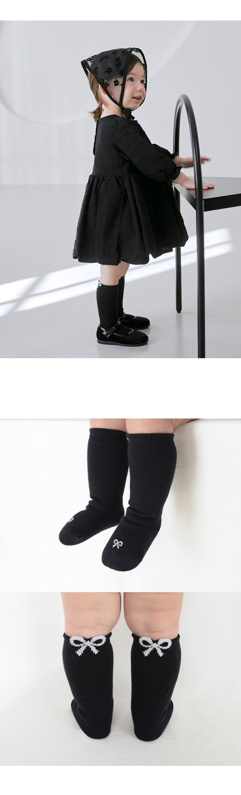 Kids Clara - Korean Baby Fashion - #babygirlfashion - Tini Baby Knee Socks (set of 5) - 2