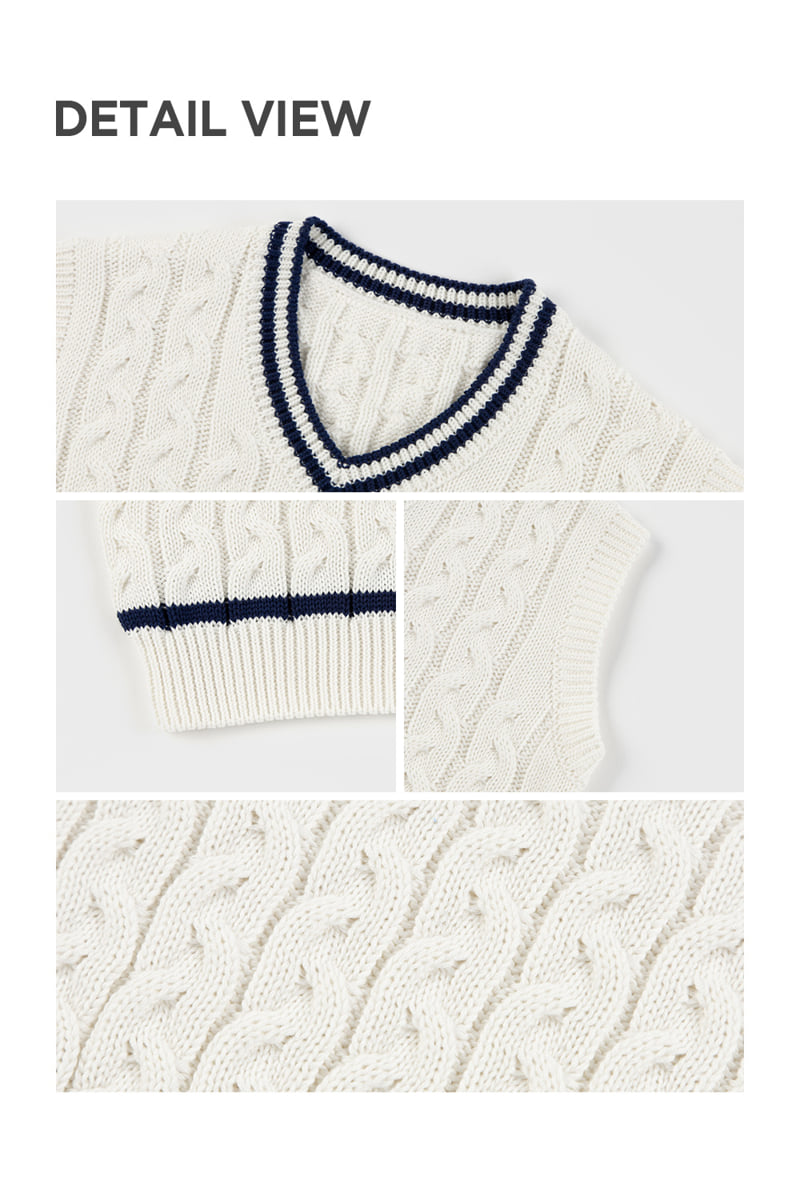 Kids Clara - Korean Baby Fashion - #babylifestyle - Beckett Knitted Baby Vest - 5