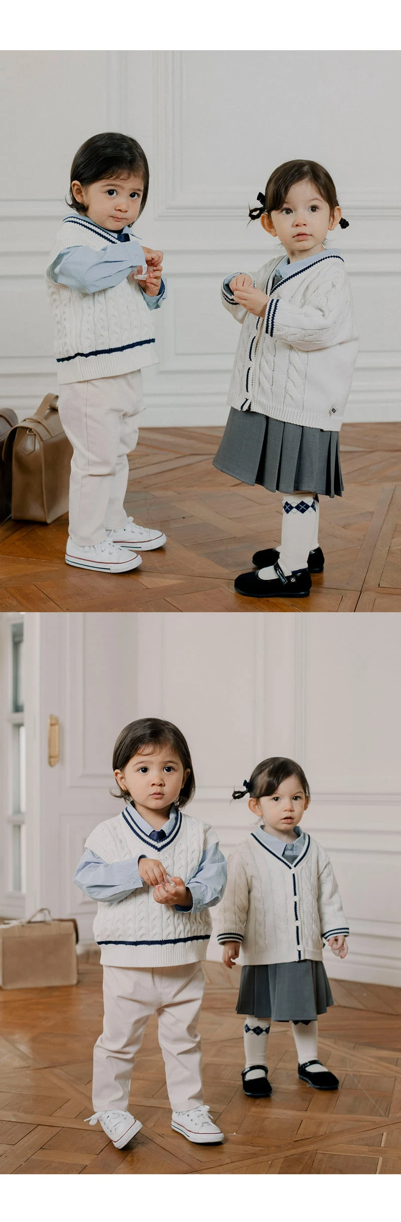 Kids Clara - Korean Baby Fashion - #babygirlfashion - George Knitted Baby Cardigan - 4