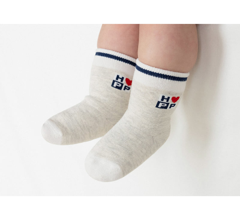 Kids Clara - Korean Baby Fashion - #babylifestyle - Mute Socks (set of 5) - 6