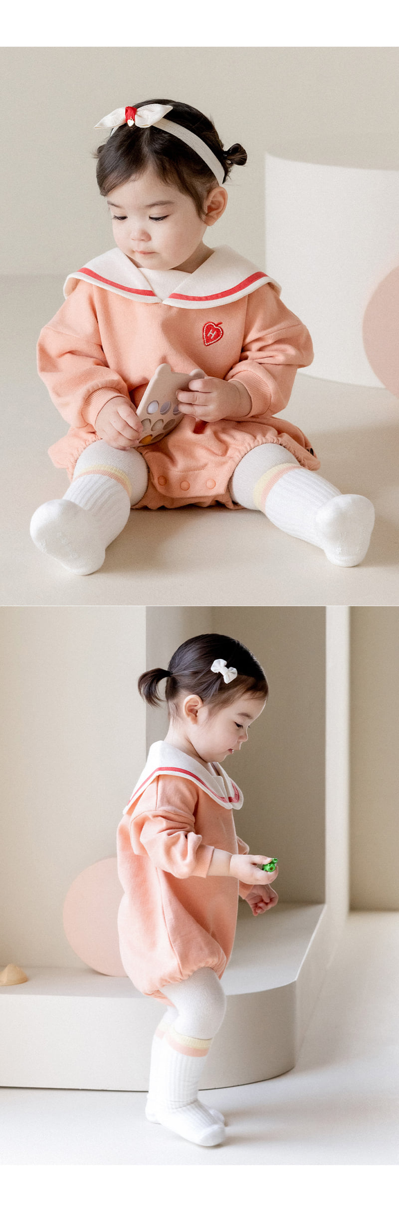 Kids Clara - Korean Baby Fashion - #babylifestyle - Lollipop Knee Socks (set of 5) - 5
