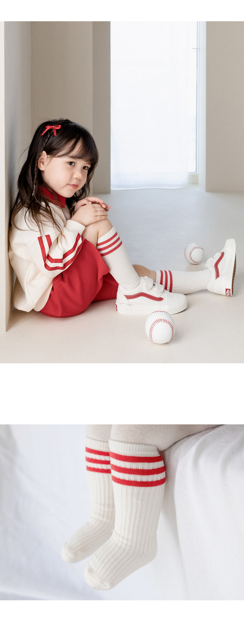 Kids Clara - Korean Baby Fashion - #babylifestyle - Bestie Knee Socks (set of 5) - 2