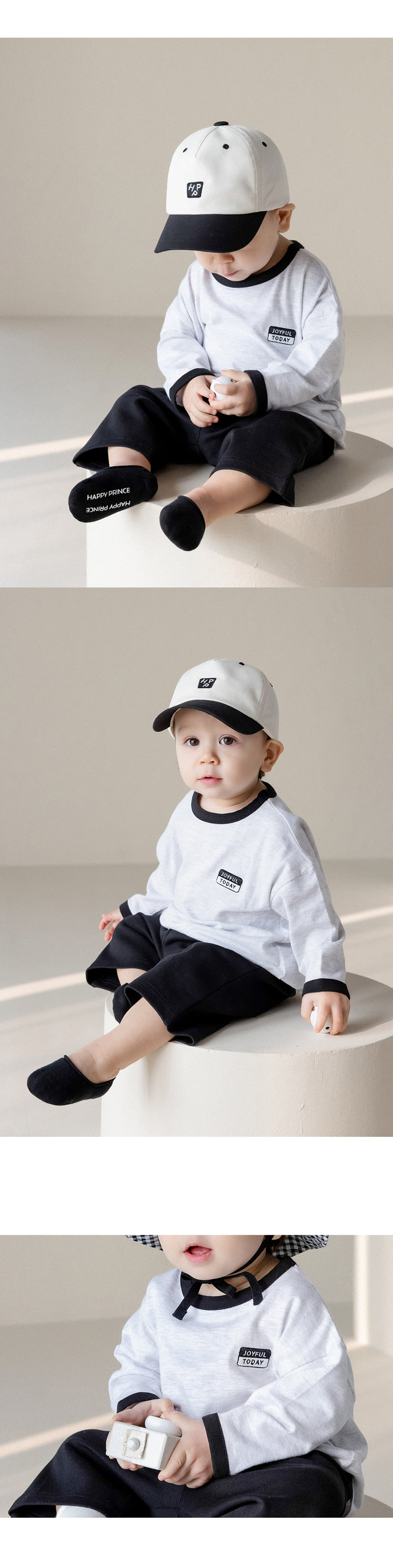 Kids Clara - Korean Baby Fashion - #babylifestyle - Joyful Baby Tee - 2