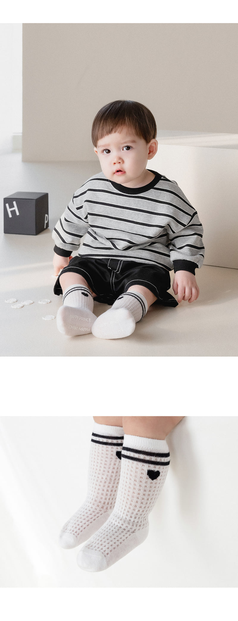 Kids Clara - Korean Baby Fashion - #babylifestyle - Ora Baby Knee Socks (set of 5) - 2