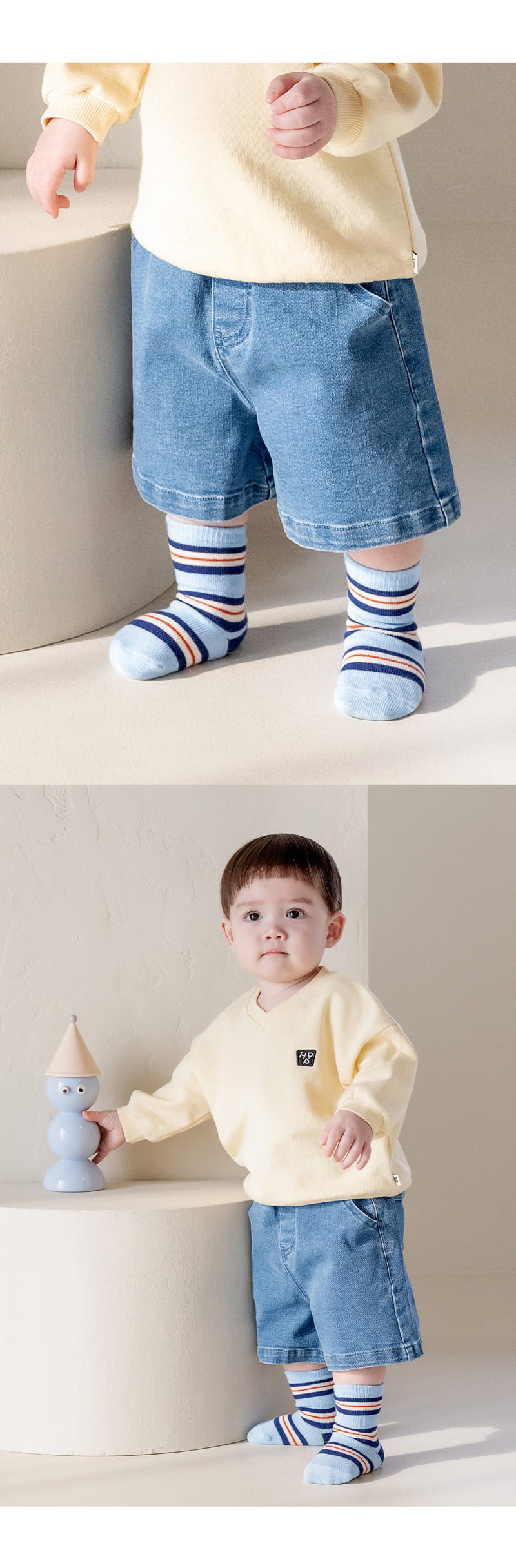 Kids Clara - Korean Baby Fashion - #babylifestyle - Feather Baby Socks (set of 5) - 4