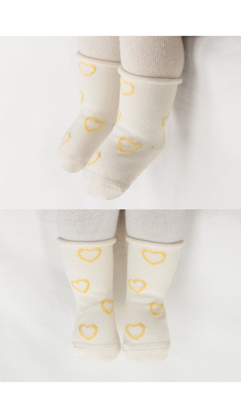 Kids Clara - Korean Baby Fashion - #babyoninstagram - Victoria Rolling Baby Socks (set of 5) - 3