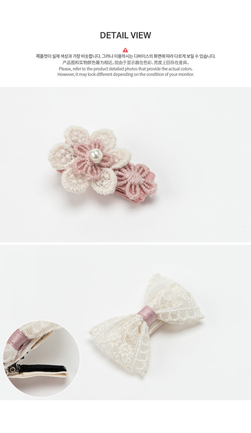 Kids Clara - Korean Baby Fashion - #babyoninstagram - Lavender Baby Hairpin Set-R (set of 5) - 6