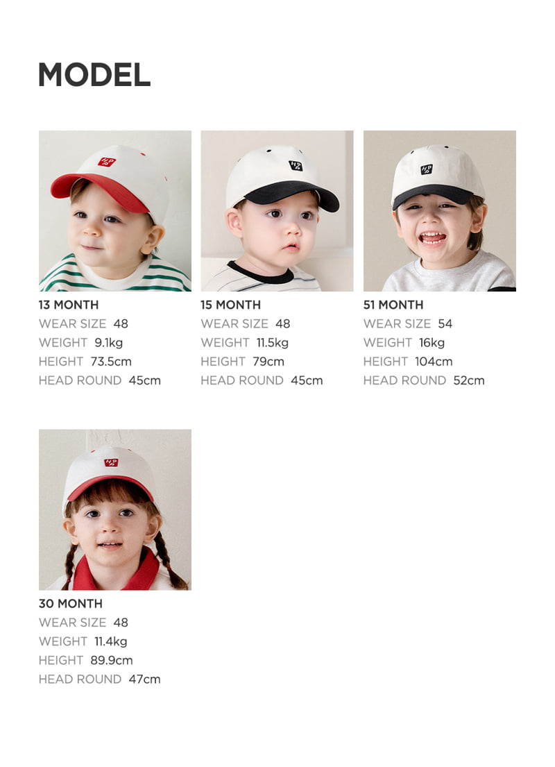 Kids Clara - Korean Baby Fashion - #babyoninstagram - HPP Baby Ball Cap - 12