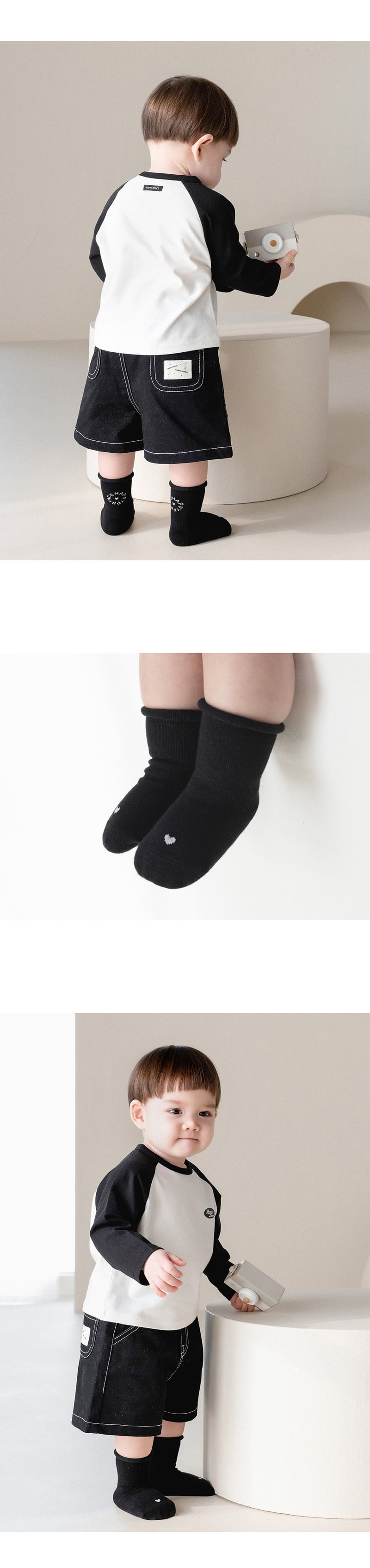 Kids Clara - Korean Baby Fashion - #babylifestyle - Liu Rolling Baby Socks (set of 5) - 4
