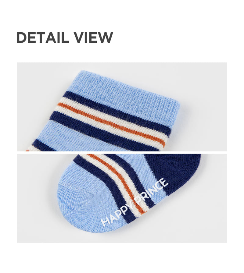 Kids Clara - Korean Baby Fashion - #babyootd - Feather Baby Socks (set of 5) - 5