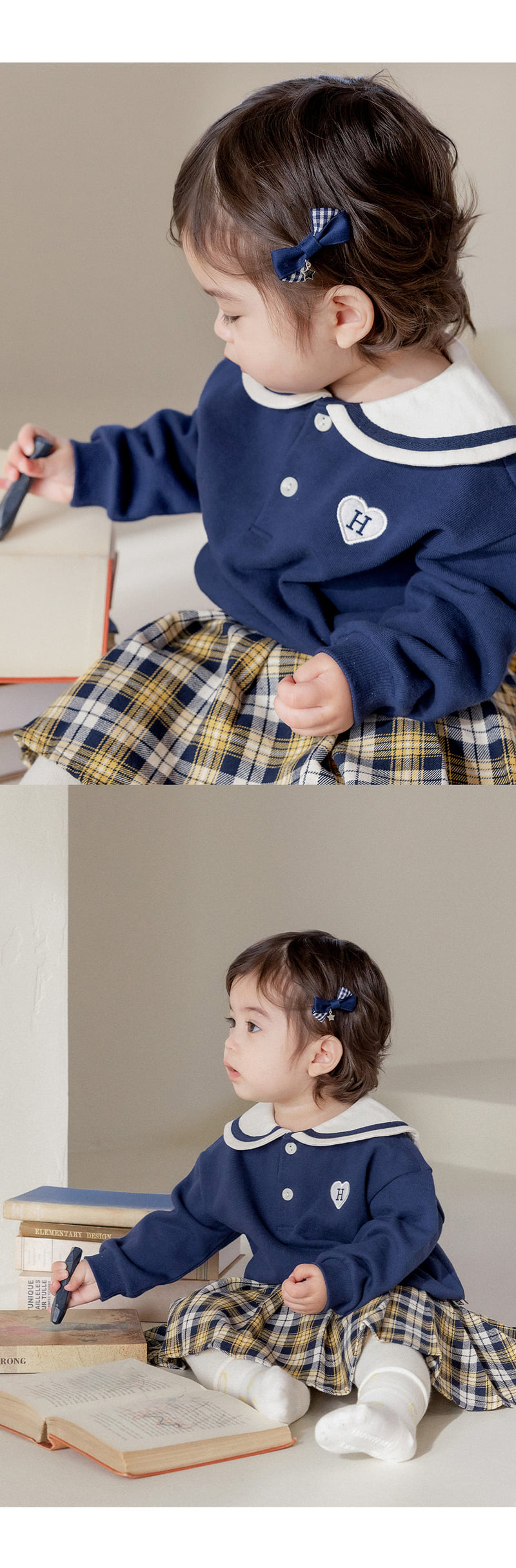 Kids Clara - Korean Baby Fashion - #babyootd - Kira Baby Hairpin Set (set of 5) - 3