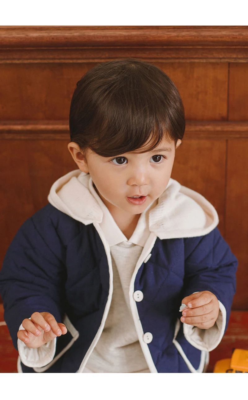 Kids Clara - Korean Baby Fashion - #babyootd - Marian Quilted Hooded Baby Jacket - 5
