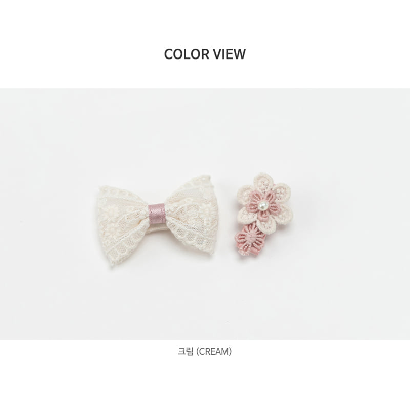 Kids Clara - Korean Baby Fashion - #babyootd - Lavender Baby Hairpin Set-R (set of 5) - 7