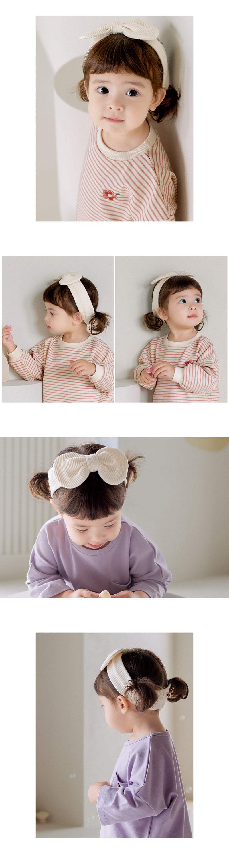 Kids Clara - Korean Baby Fashion - #babyootd - Days Baby Hairband-R (set of 5) - 6
