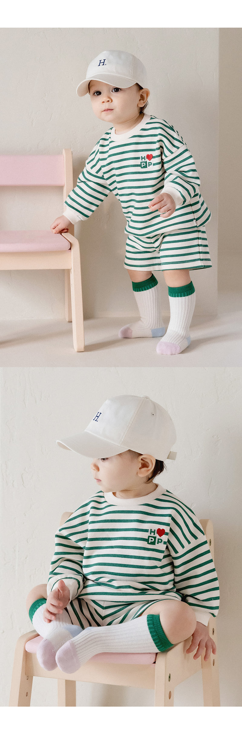 Kids Clara - Korean Baby Fashion - #babyootd - Foody Baby Knee Socks (set of 5) - 3