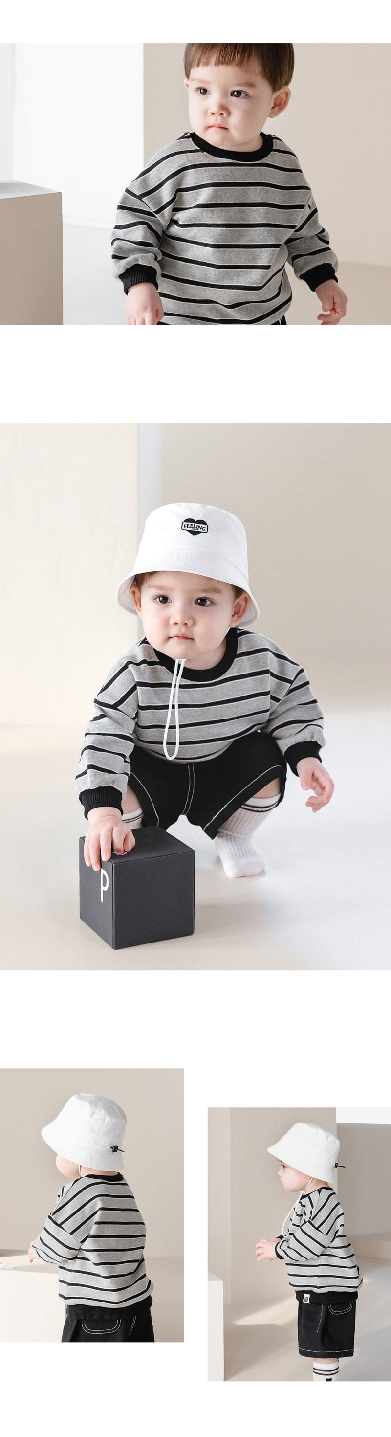 Kids Clara - Korean Baby Fashion - #babyootd - Chaumon Baby Sweatshirts - 3