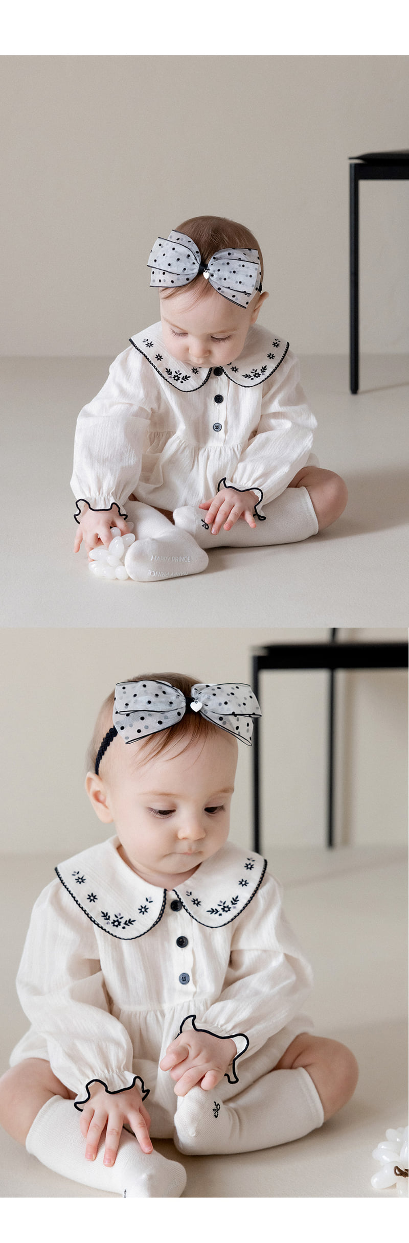 Kids Clara - Korean Baby Fashion - #babyootd - Tini Baby Knee Socks (set of 5) - 5