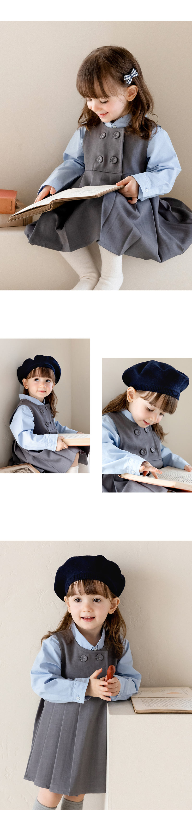 Kids Clara - Korean Baby Fashion - #babyoutfit - Ashley Baby One-piece - 2
