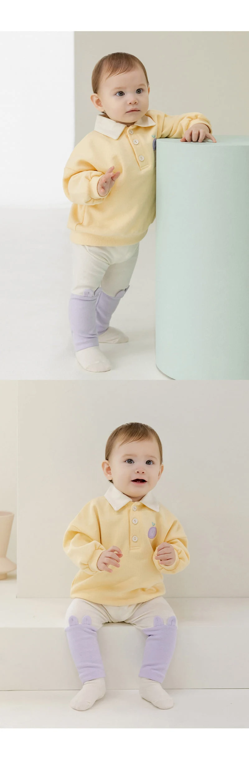 Kids Clara - Korean Baby Fashion - #babyoutfit - Harmony Baby Leggings - 4