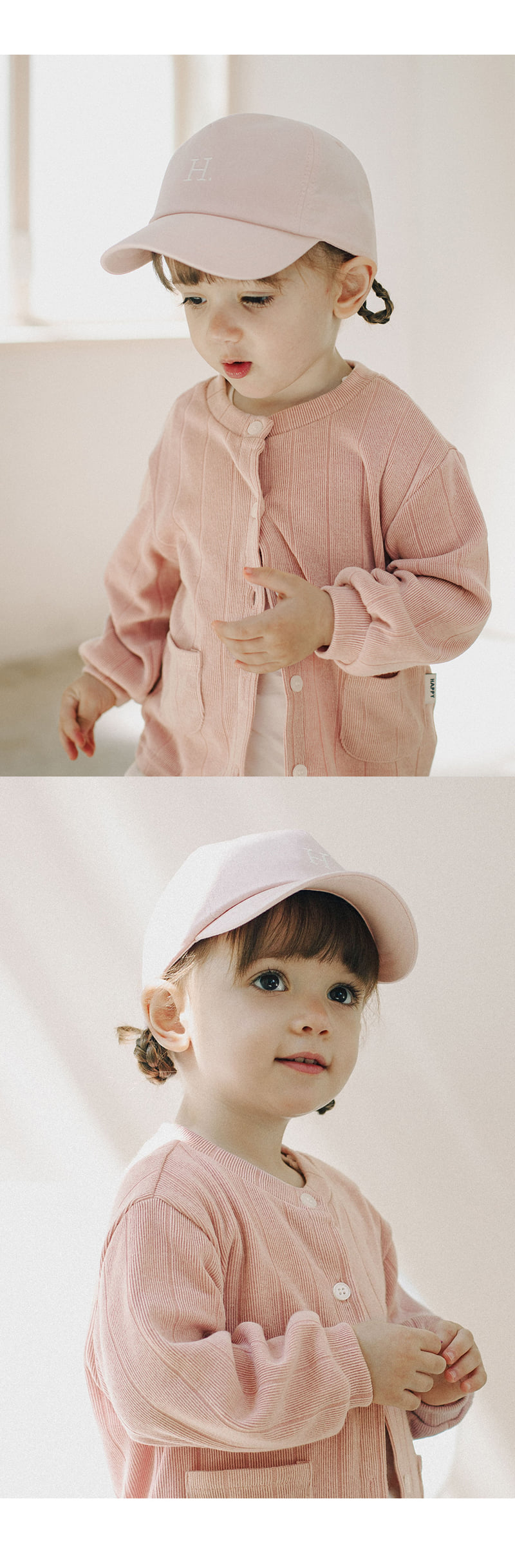 Kids Clara - Korean Baby Fashion - #babyoutfit - Haring Baby Ball Cap - 7