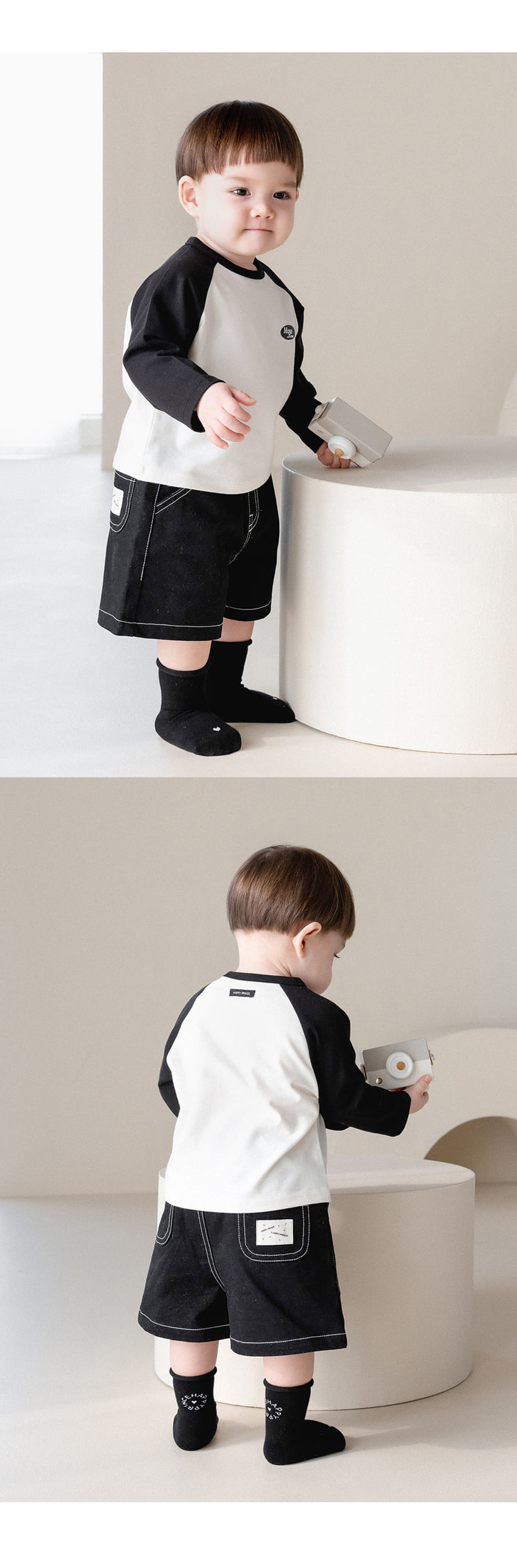 Kids Clara - Korean Baby Fashion - #babyoutfit - Kua Bermuda Baby Pants - 2