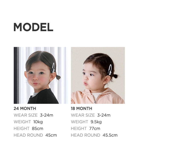 Kids Clara - Korean Baby Fashion - #babyoutfit - Ponti Baby Hair Pin Set (set of 5) - 10
