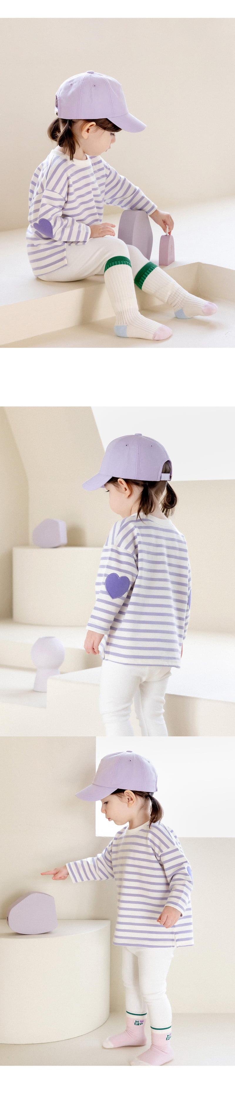 Kids Clara - Korean Baby Fashion - #babyoutfit - Monne Baby Tee - 2