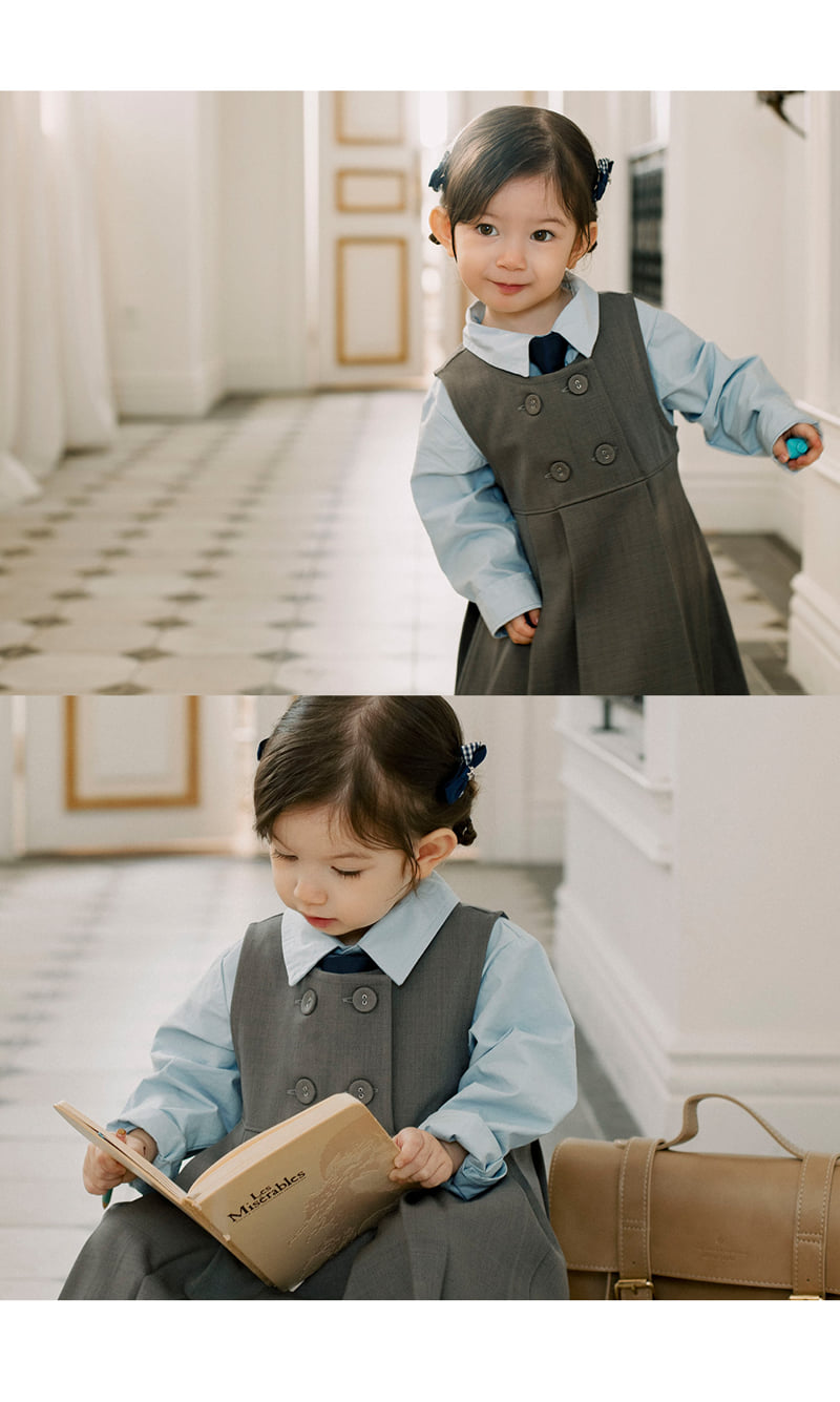 Kids Clara - Korean Baby Fashion - #babyoutfit - Ashley Baby One-piece - 4