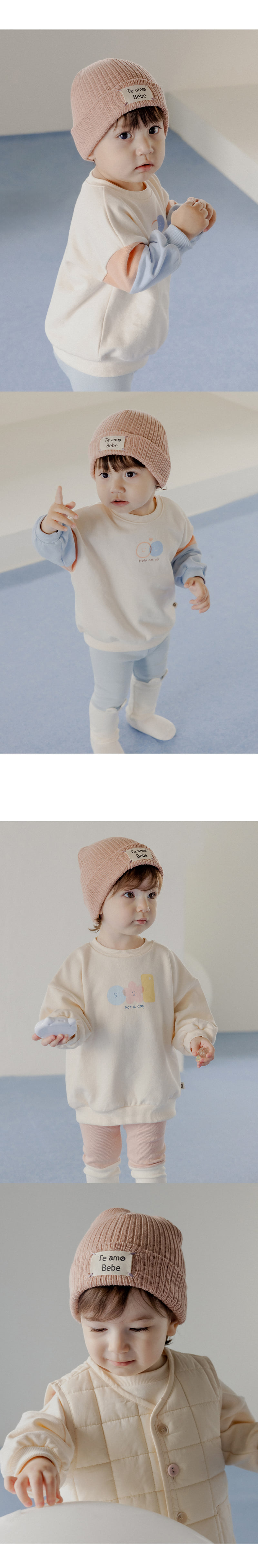 Kids Clara - Korean Baby Fashion - #babywear - Xeno Ribbed Baby Beanie - 3