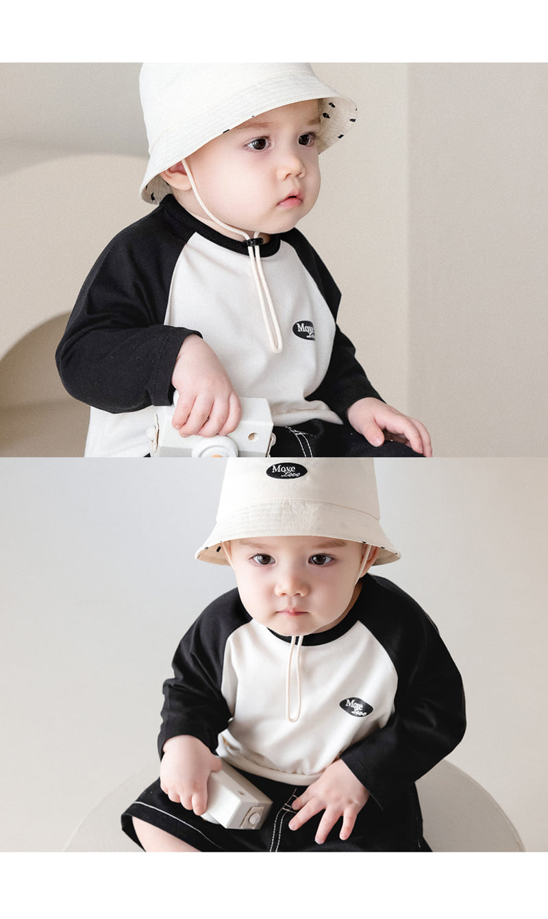 Kids Clara - Korean Baby Fashion - #babywear - Hao Raglan Baby Tee - 3