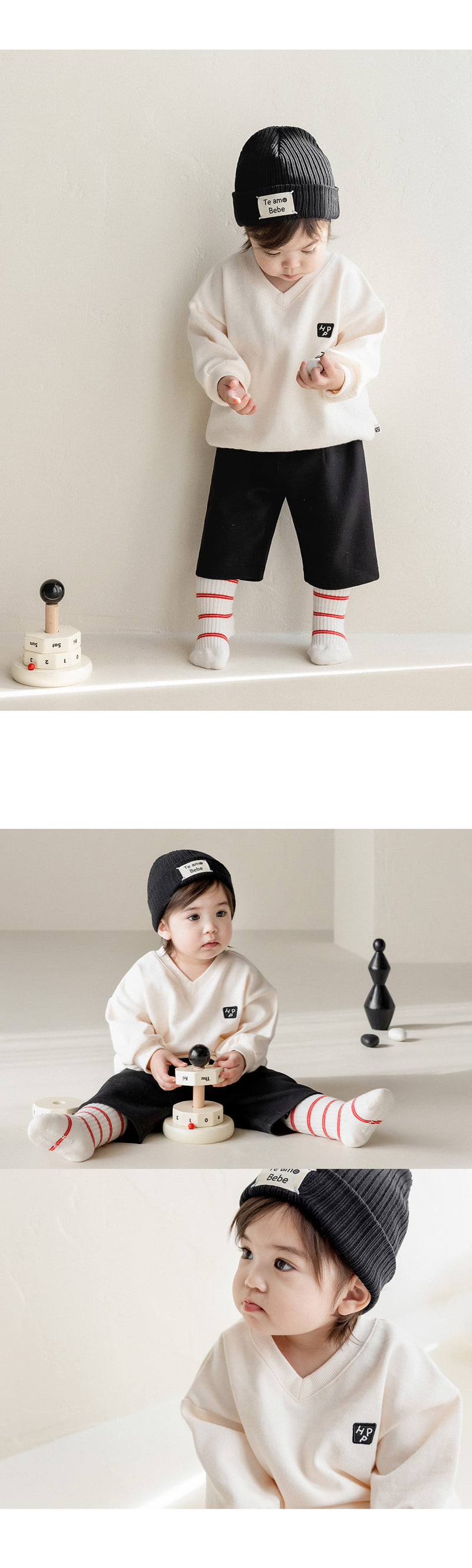 Kids Clara - Korean Baby Fashion - #onlinebabyboutique - Teddy Baby Sweatshirts - 2
