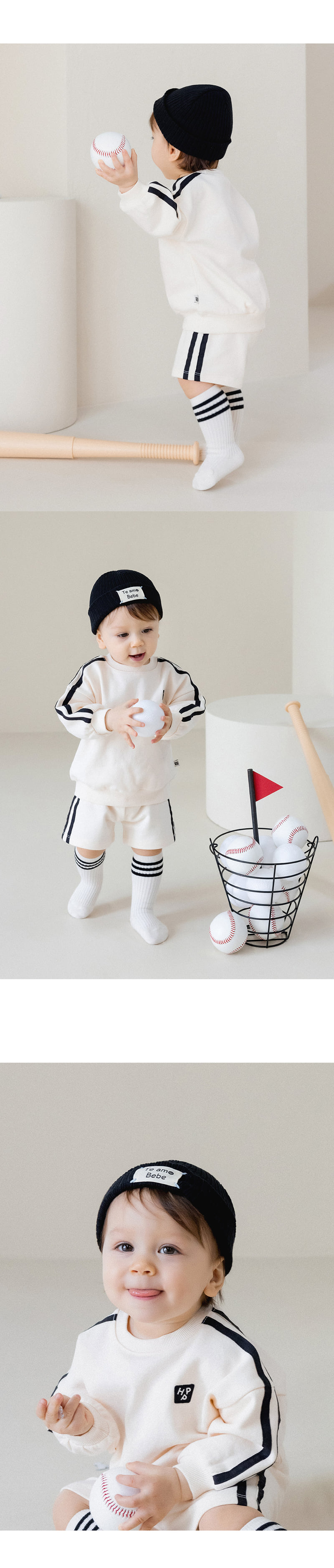 Kids Clara - Korean Baby Fashion - #onlinebabyboutique - Martina Three-piece Baby Set-up - 5