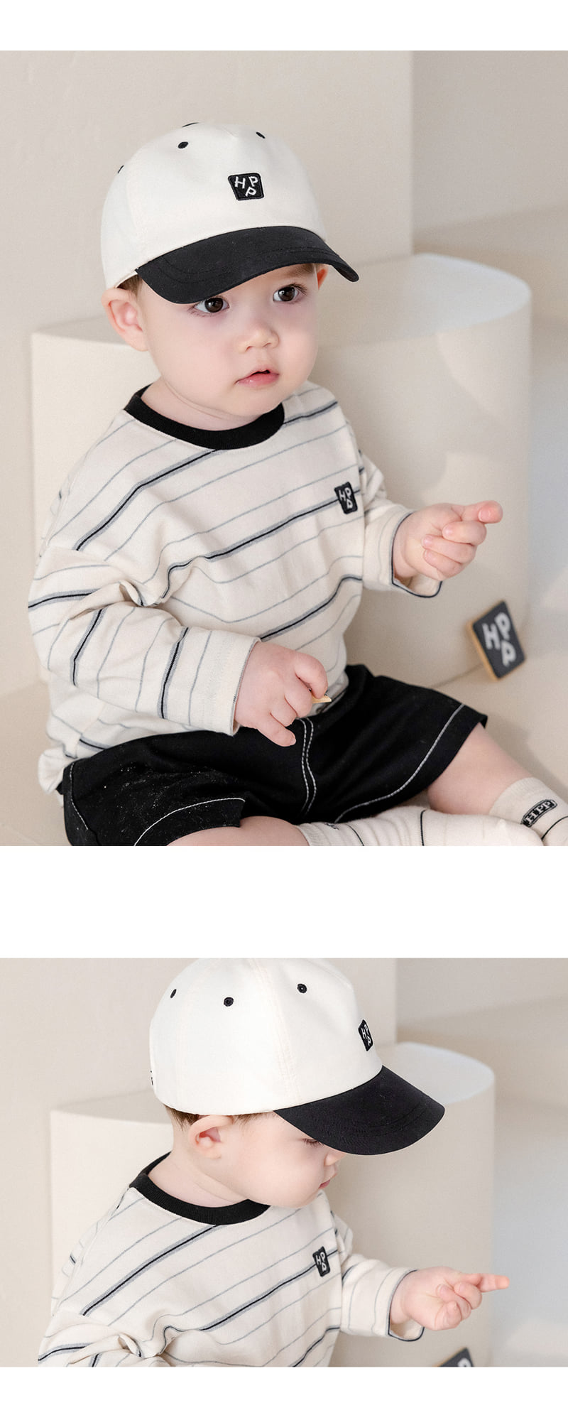 Kids Clara - Korean Baby Fashion - #onlinebabyboutique - HPP Baby Ball Cap - 2