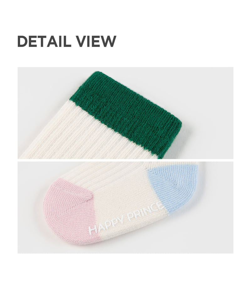 Kids Clara - Korean Baby Fashion - #onlinebabyboutique - Foody Baby Knee Socks (set of 5) - 7