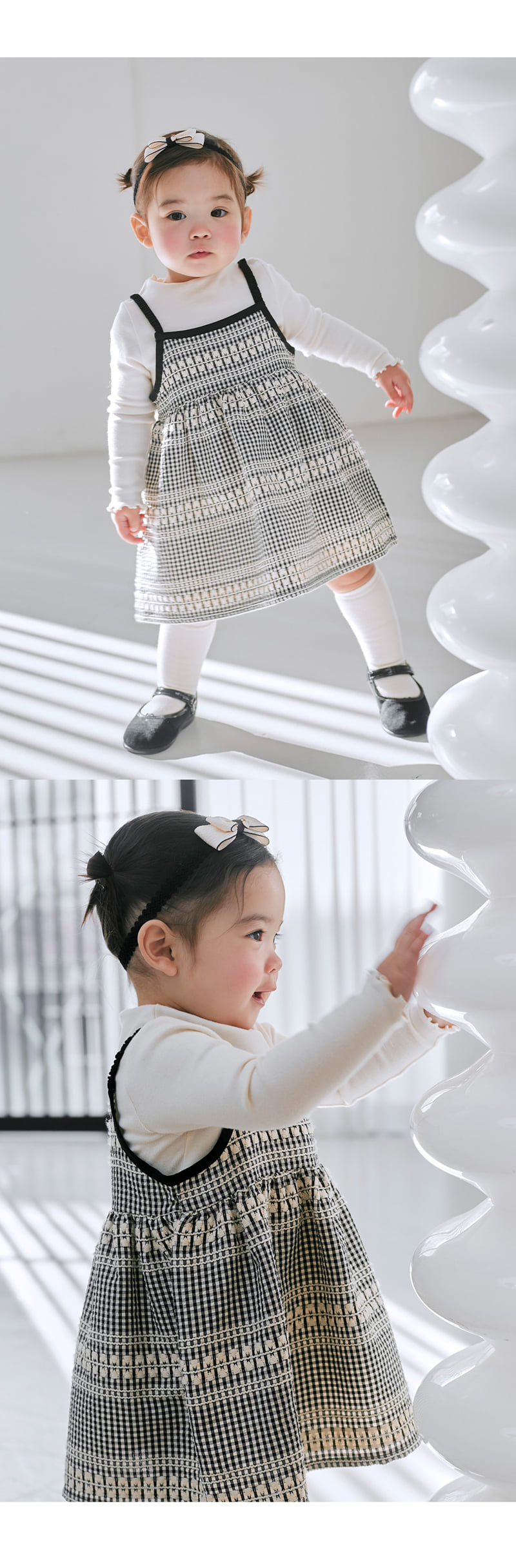 Kids Clara - Korean Baby Fashion - #onlinebabyboutique - Flori Bustier Mini Baby One-piece - 2