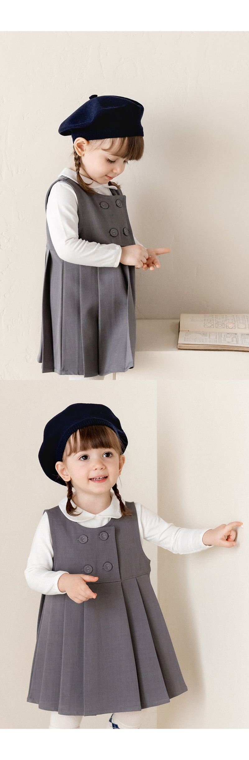 Kids Clara - Korean Baby Fashion - #onlinebabyshop - Ashley Baby One-piece - 6