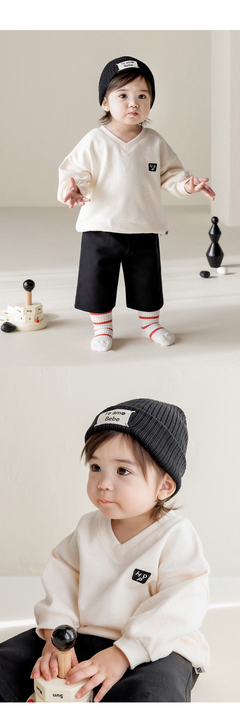 Kids Clara - Korean Baby Fashion - #onlinebabyshop - Teddy Baby Sweatshirts - 3