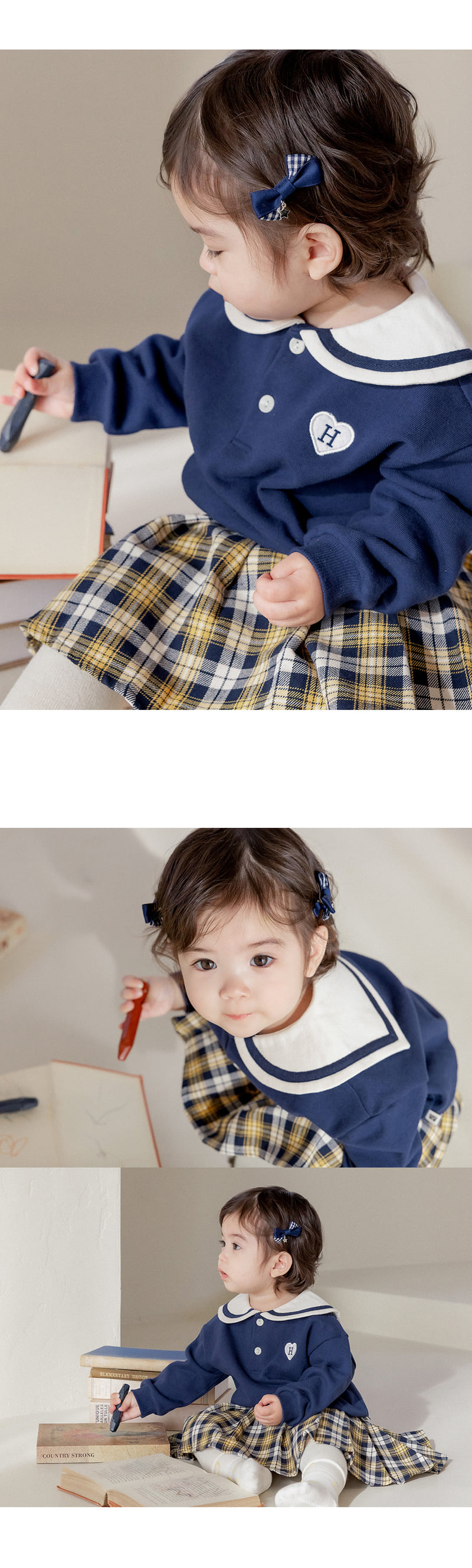 Kids Clara - Korean Baby Fashion - #onlinebabyshop - Wendy Baby Sweatshirts - 2