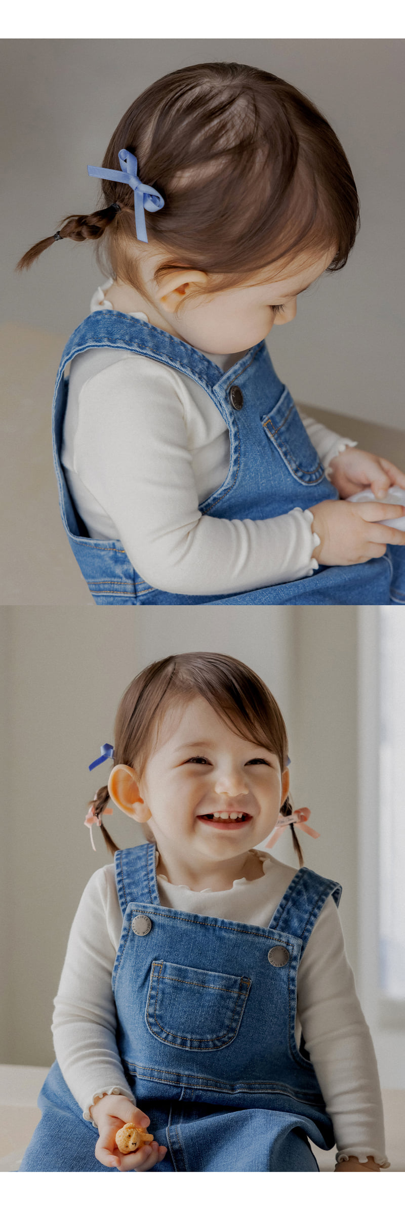 Kids Clara - Korean Baby Fashion - #onlinebabyshop - Prang Mini Baby Hairpin Set (set of 5) - 5