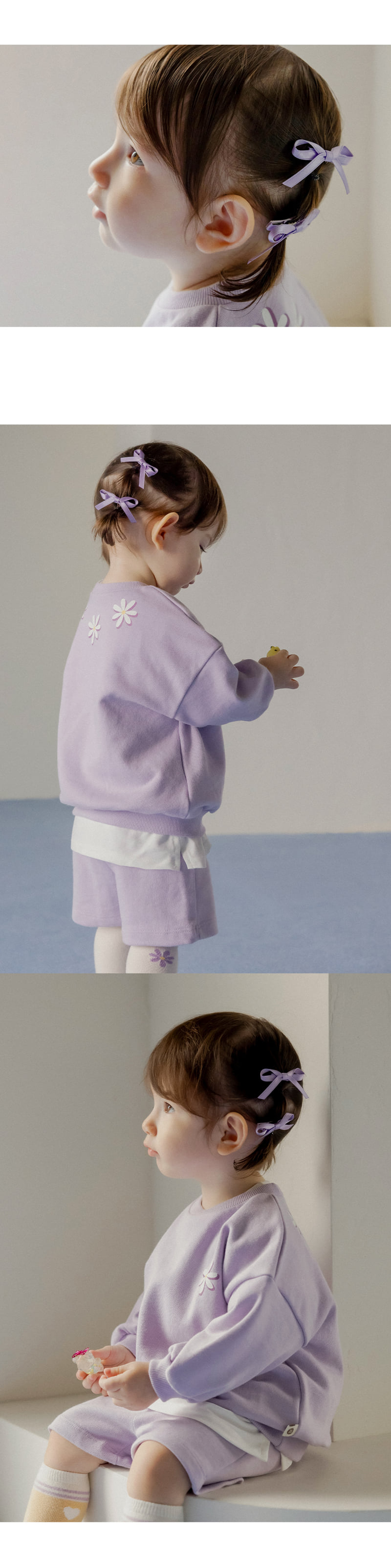 Kids Clara - Korean Baby Fashion - #smilingbaby - Prang Mini Baby Hairpin Set (set of 5) - 6