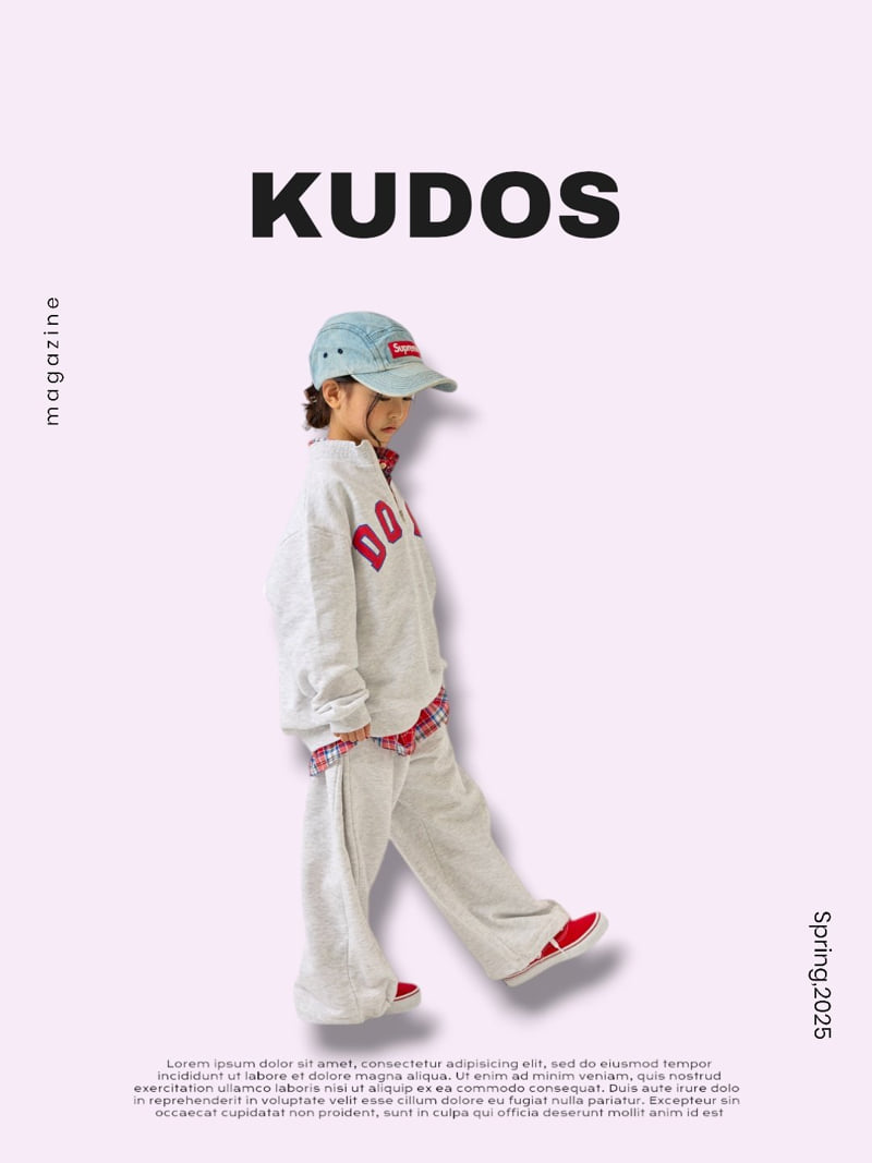 Kudos - Korean Children Fashion - #childofig - Half Zip-Up Sweatshirts - 7