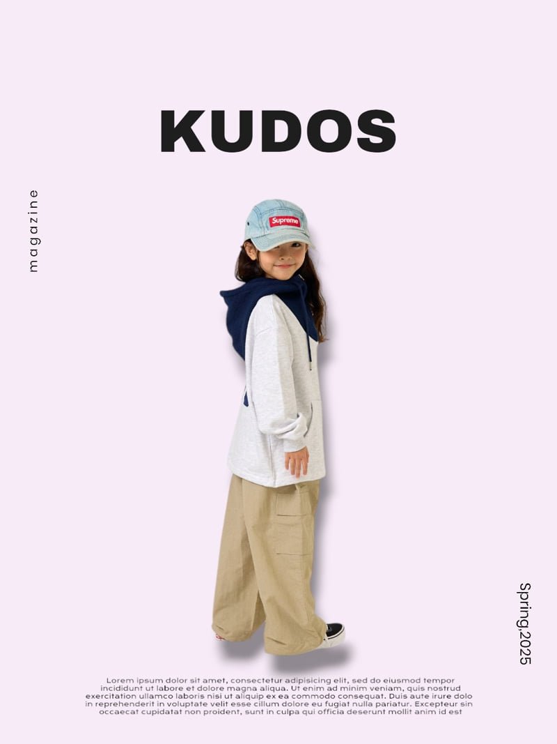 Kudos - Korean Children Fashion - #fashionkids - Waffle Half Zip-Up Hoodie - 8