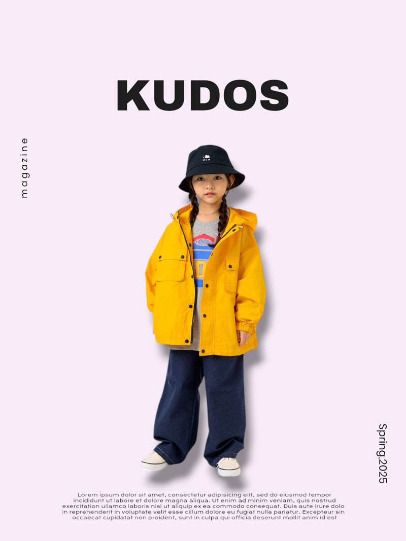 Kudos - Korean Children Fashion - #fashionkids - Balloon Fit Pocket Denim Pants - 5