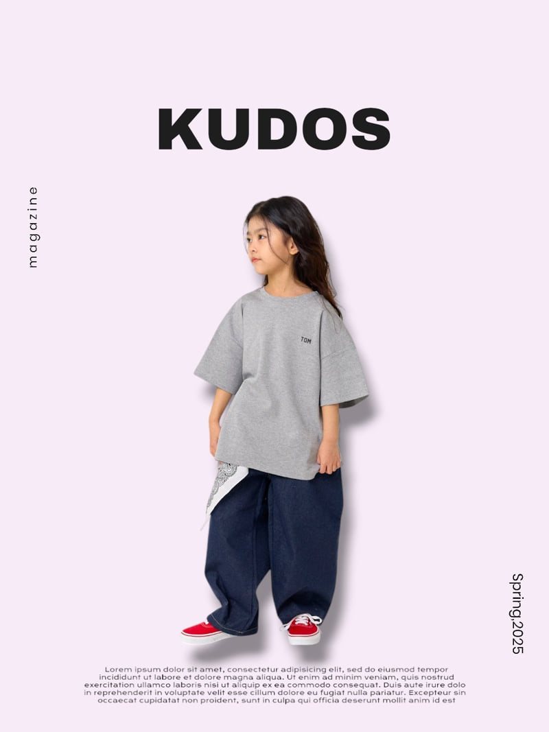 Kudos - Korean Children Fashion - #kidsshorts - Tom and Jerry Short Sleeve Tee - 8