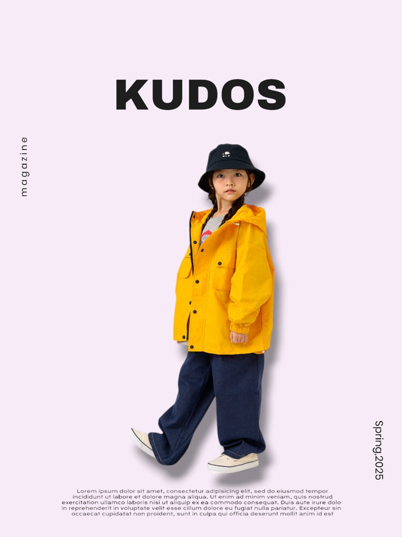 Kudos - Korean Children Fashion - #kidzfashiontrend - Balloon Fit Pocket Denim Pants - 8