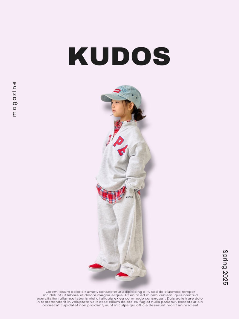 Kudos - Korean Children Fashion - #magicofchildhood - Half Zip-Up Sweatshirts - 3