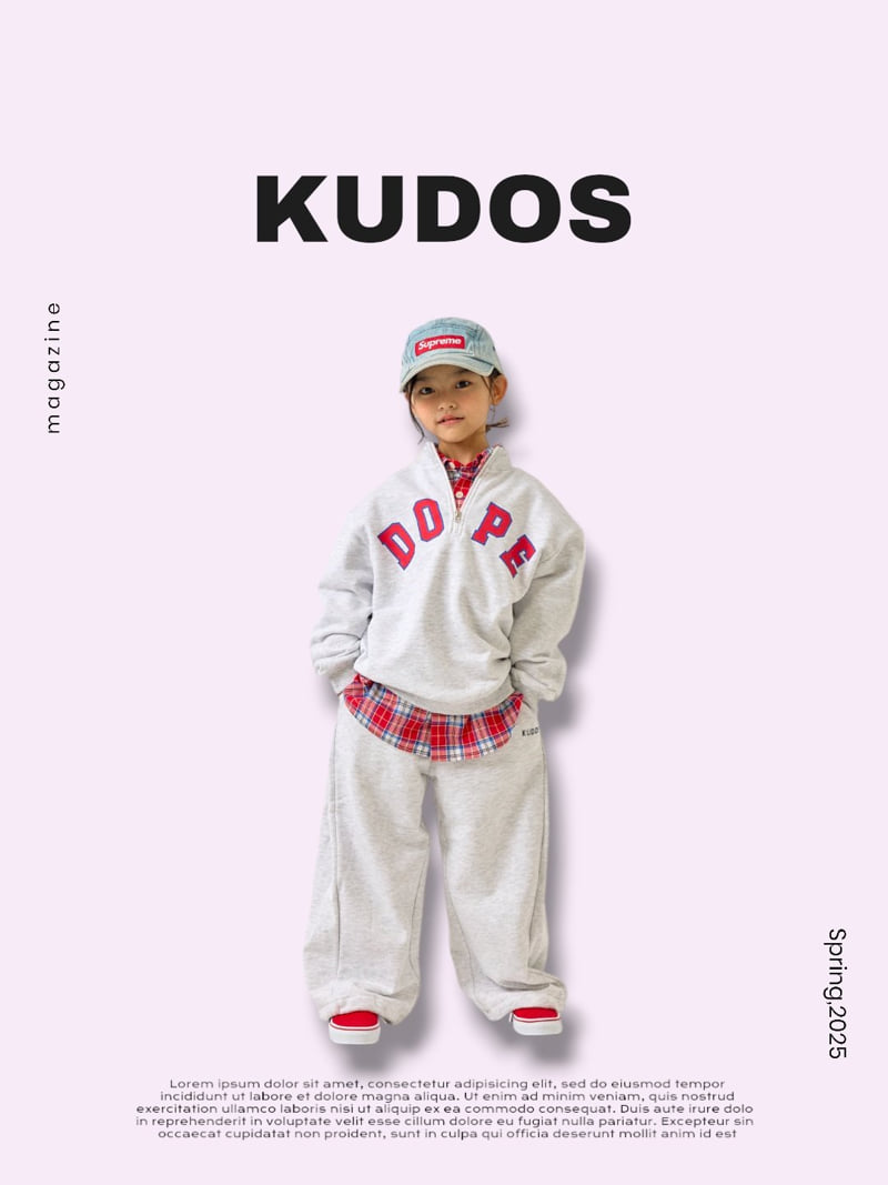 Kudos - Korean Children Fashion - #minifashionista - Balloon Fit Sweat Pants - 4
