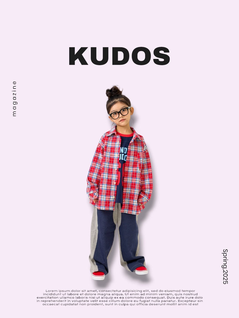 Kudos - Korean Children Fashion - #prettylittlegirls - Denim Double Knit Sweat Pants - 11
